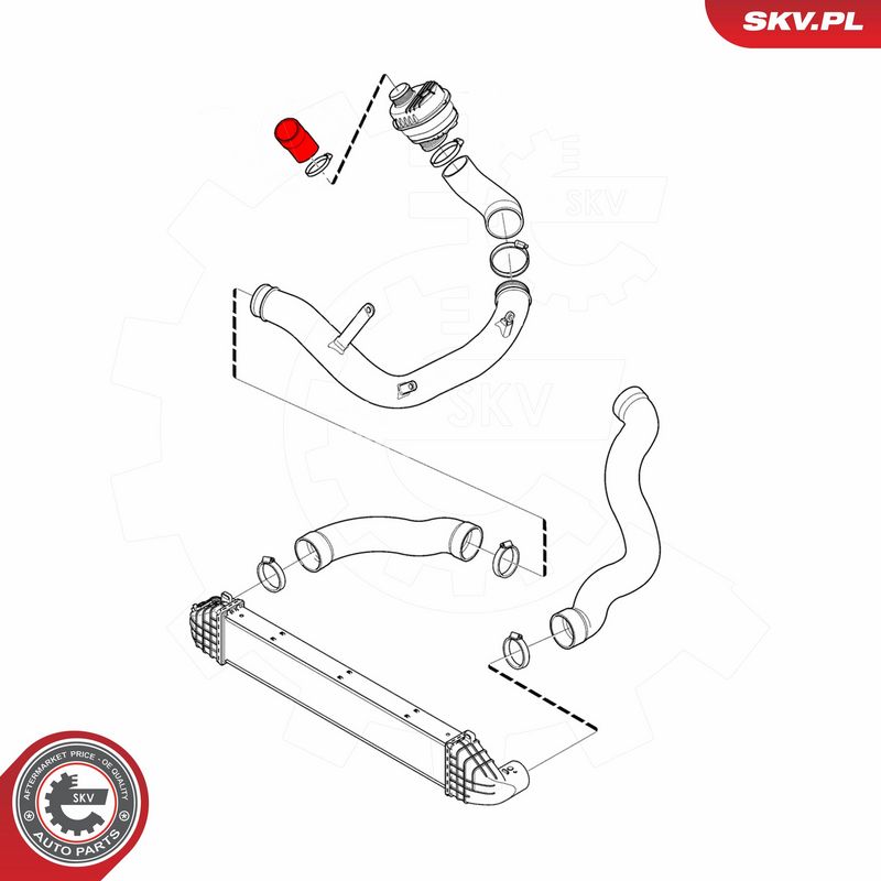 ESEN SKV 43SKV288 Charge Air Hose
