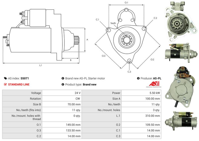 AS-PL S5071 Starter