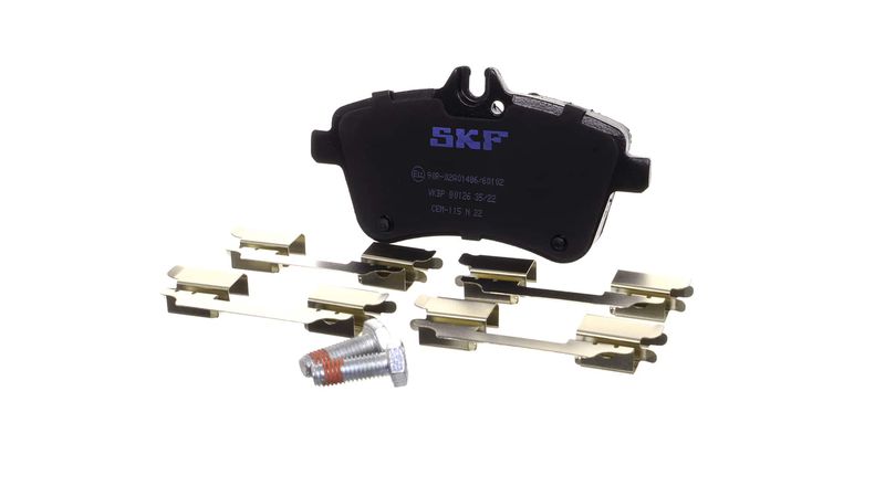 SKF VKBP80126 Комплект гальмівних накладок, дискове гальмо