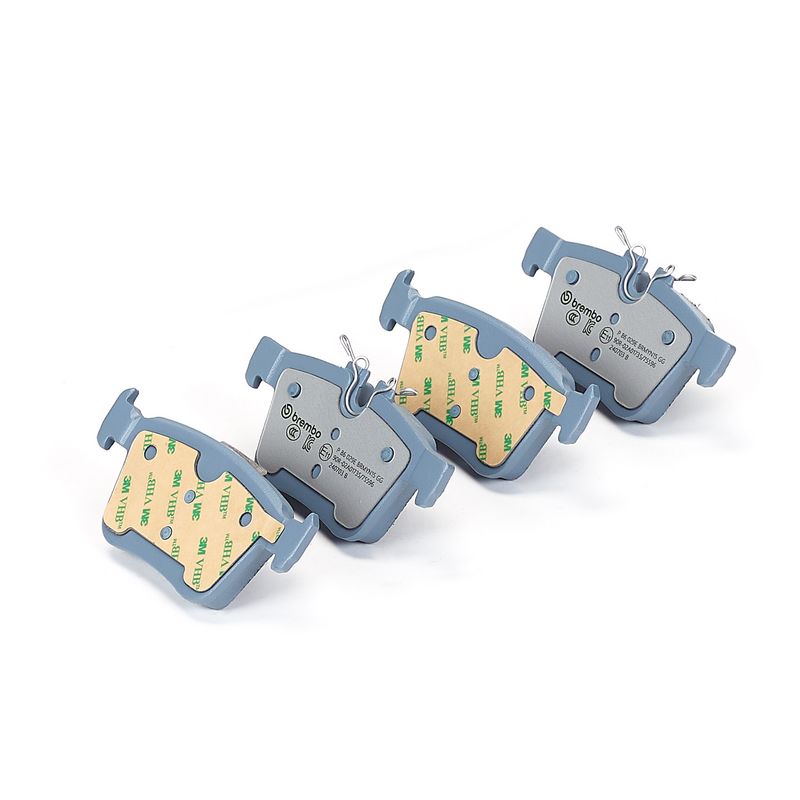 Piduriklotsi komplekt, ketaspidur, BREMBO P 86 029E