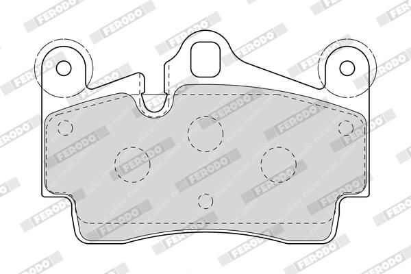 FERODO FDB1627 Brake Pad Set, disc brake