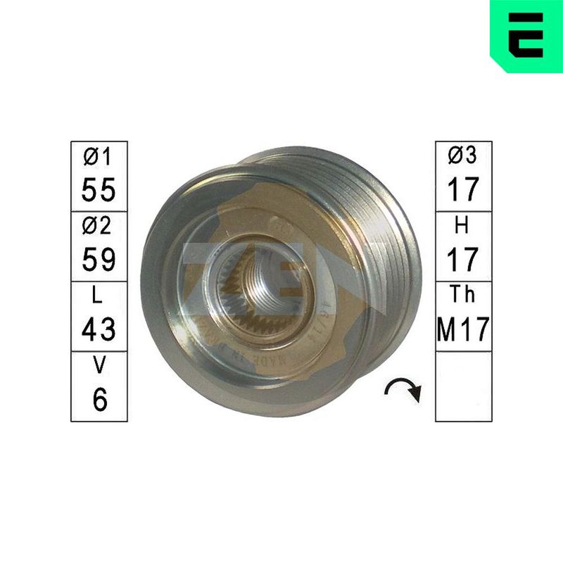 Механізм вільного ходу генератора, Era ZN5585