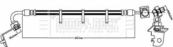 BORG & BECK fékcső BBH8564