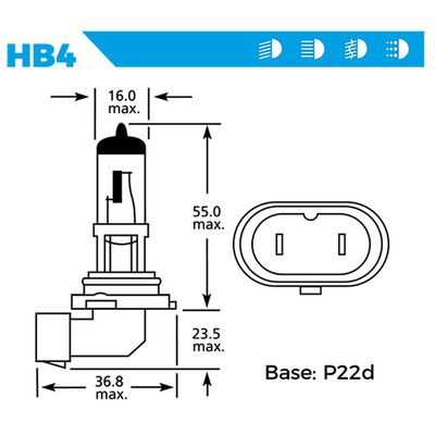 Simply S9006 Bulb HB4 12V 51W