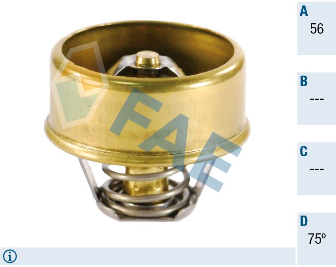 Termostato, refrigerante