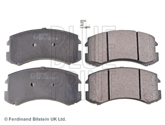 Комплект гальмівних накладок, дискове гальмо, Blue Print ADC44287