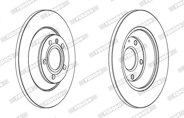 FERODO DDF1850C Brake Disc