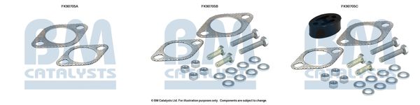 BM CATALYSTS szerelőkészlet, katalizátor FK90705