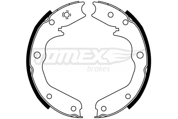 TOMEX Brakes fékpofakészlet TX 22-43