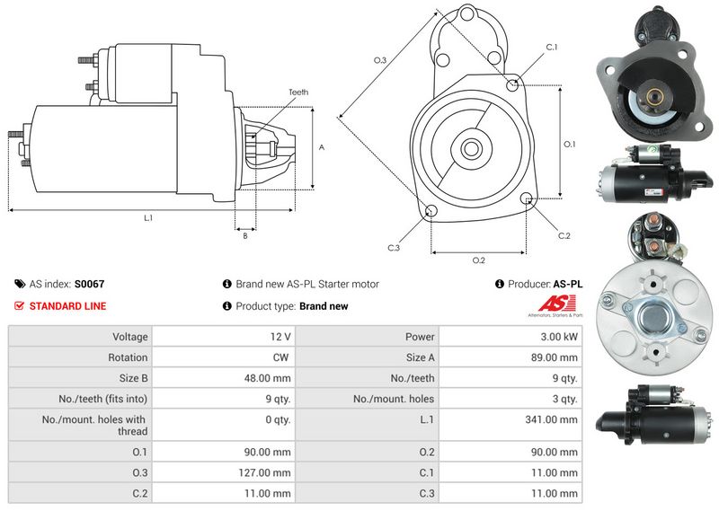 AS-PL S0067 Starter