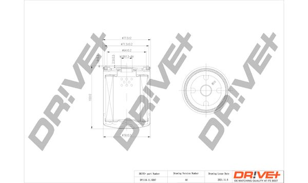 Оливний фільтр, Dr!Ve+ DP1110.11.0267