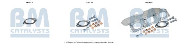 BM CATALYSTS szerelőkészlet, katalizátor FK91471