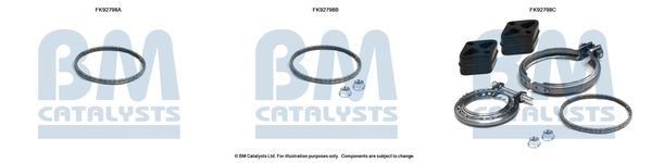 BM CATALYSTS szerelőkészlet, katalizátor FK92798