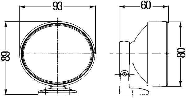 HELLA 2PT008935-801 Daytime Running Light Set