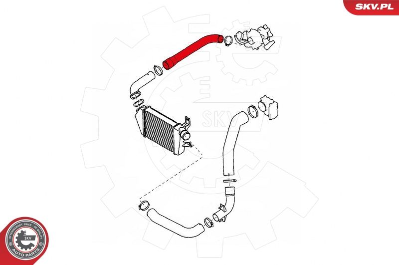 Шланг подачі наддувального повітря, Skv Germany 43SKV124