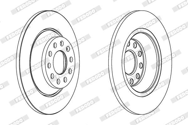 Disque+de+frein FERODO DDF1307