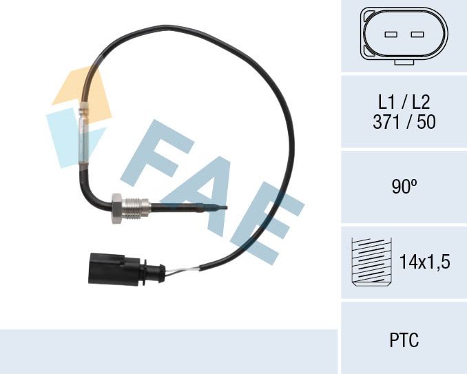 FAE Érzékelő, kipufogógáz-hőmérséklet 68092
