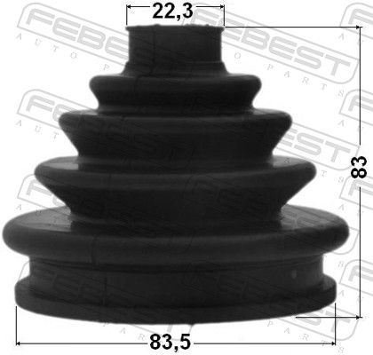 FEBEST 1617-210 Bellow, drive shaft