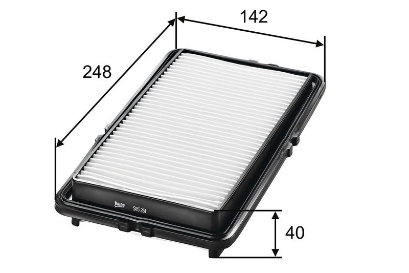 VALEO 585261 - Oro filtras