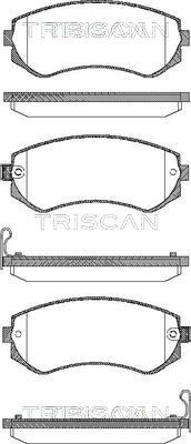 TRISCAN fékbetétkészlet, tárcsafék 8110 14014