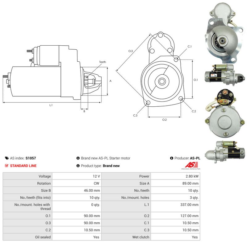 AS-PL S1057 Starter