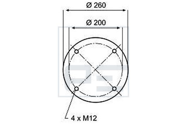 Mech, pneumatické odpružení 084.101-72A
