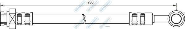 APEC Brake Hose BHO4027