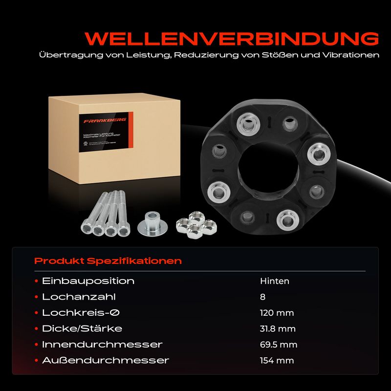 Frankberg 5481FB0027762 Joint, propshaft