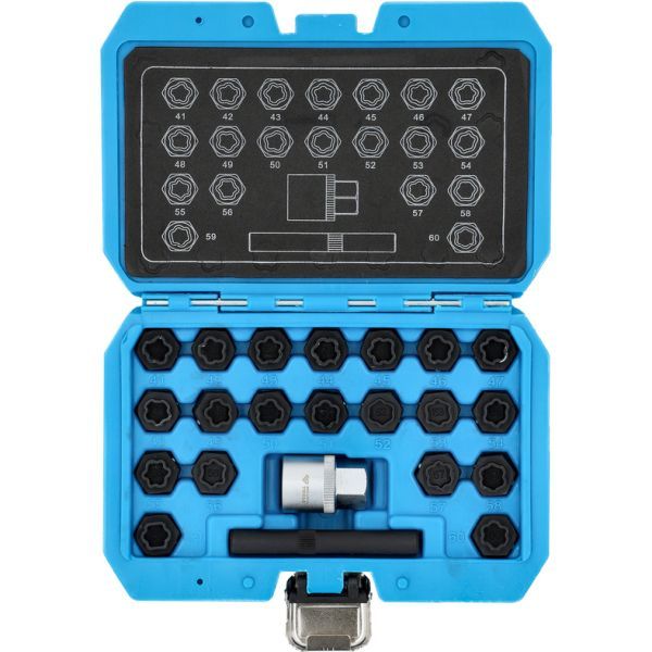 Tööriistade komplekt, veljelukk, KS TOOLS BT691050