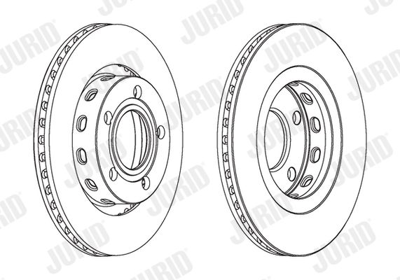 Гальмівний диск, Jurid 562176JC