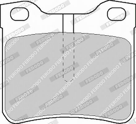 FERODO FVR1044 Brake Pad Set, disc brake