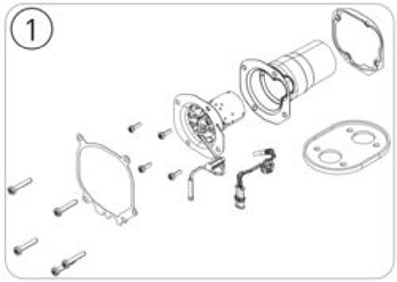 incalzitor independent autovehicul WEBASTO SP Service kit Air Top 2000 ST / STC burner 12 V D 9037043A
