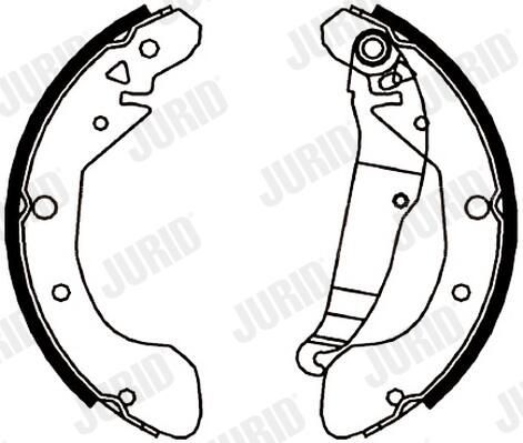Juego de zapatas de frenos