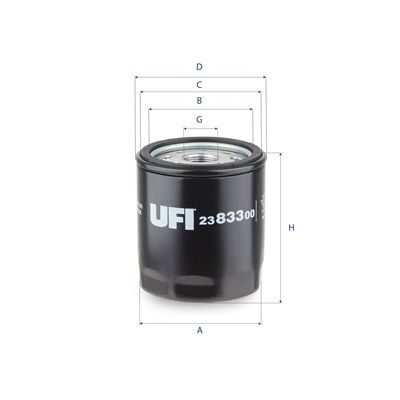 маслен филтър UFI