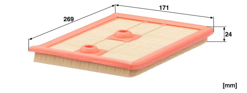 Õhufilter, MANN-FILTER C 27 009