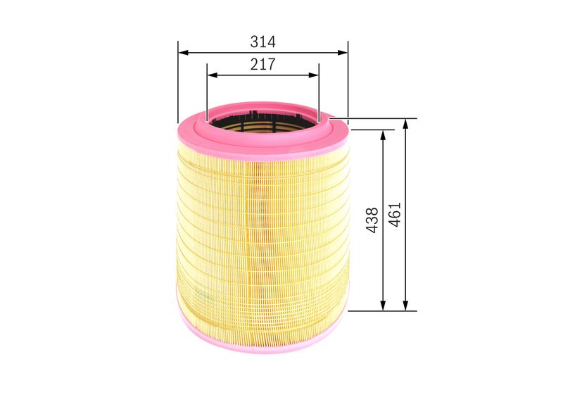 BOSCH F 026 400 080 Air Filter
