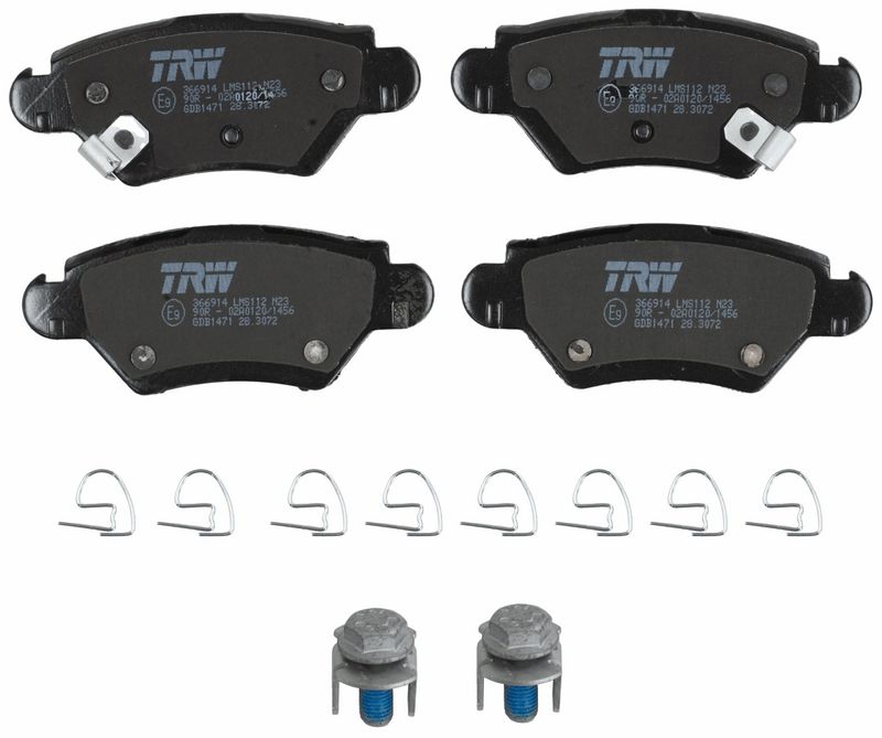 TRW GDB1471 Brake Pad Set, disc brake