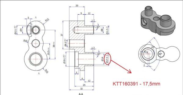THERMOTEC KTT160391 High-pressure Line, air conditioning