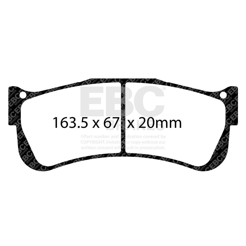 EBC Brakes Brake Pad Set, disc brake DP8079RPX