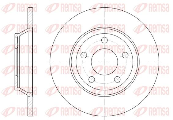 Гальмівний диск, Remsa 6472.00