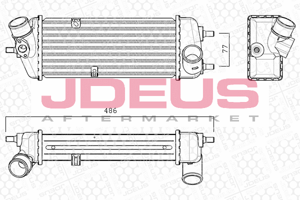 LADELUFTKüHLER JDEUS M854033A