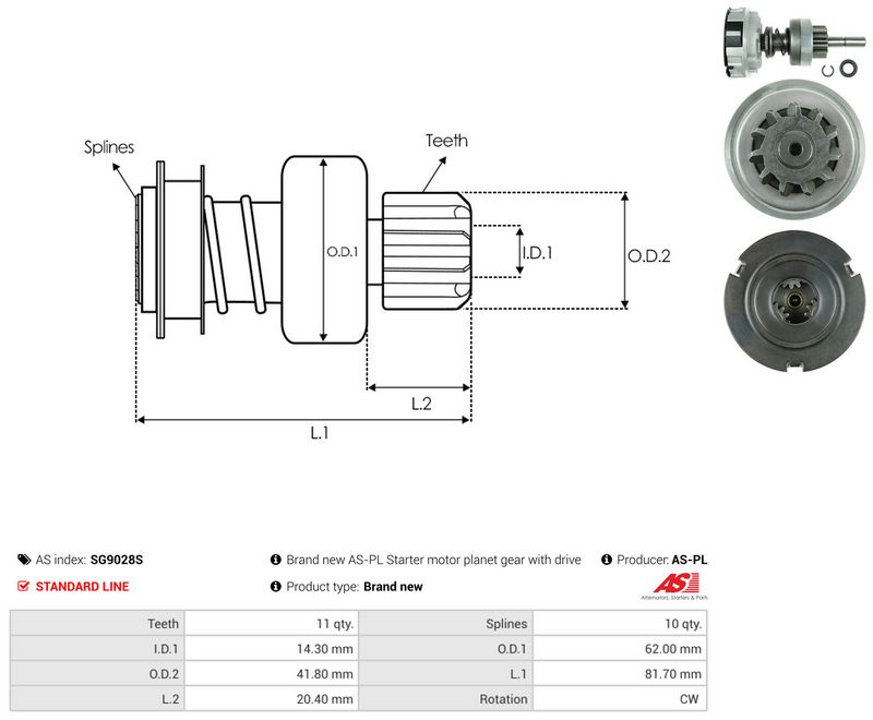 Vabajooks, starter, AS-PL SG9028S