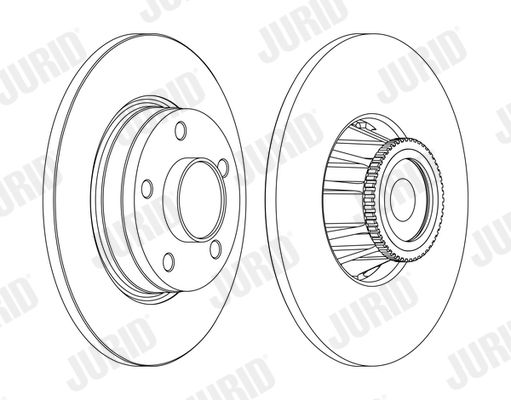 JURID 562365JC-1 Brake Disc