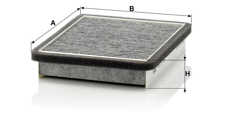 Filter, salongiõhk, MANN-FILTER CUK 21 006