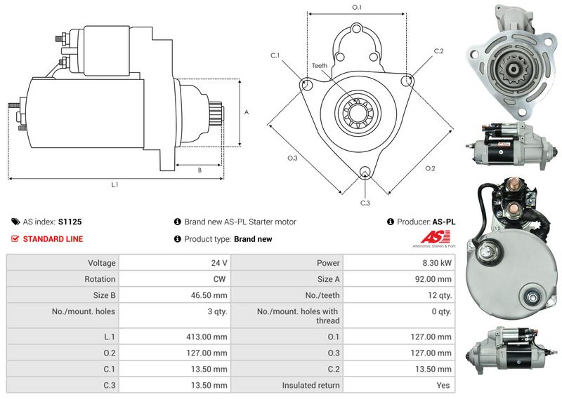 AS-PL S1125 Starter