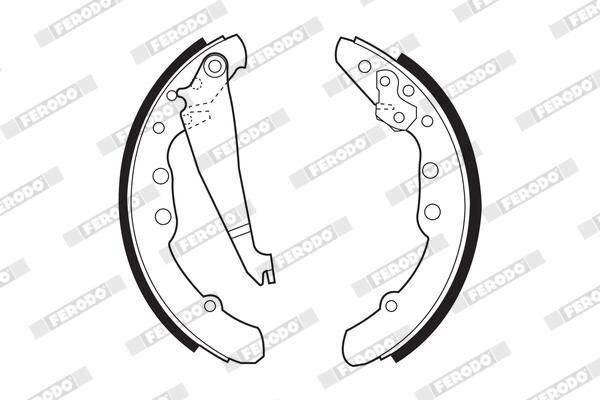 FERODO FSB409 Brake Shoe Set