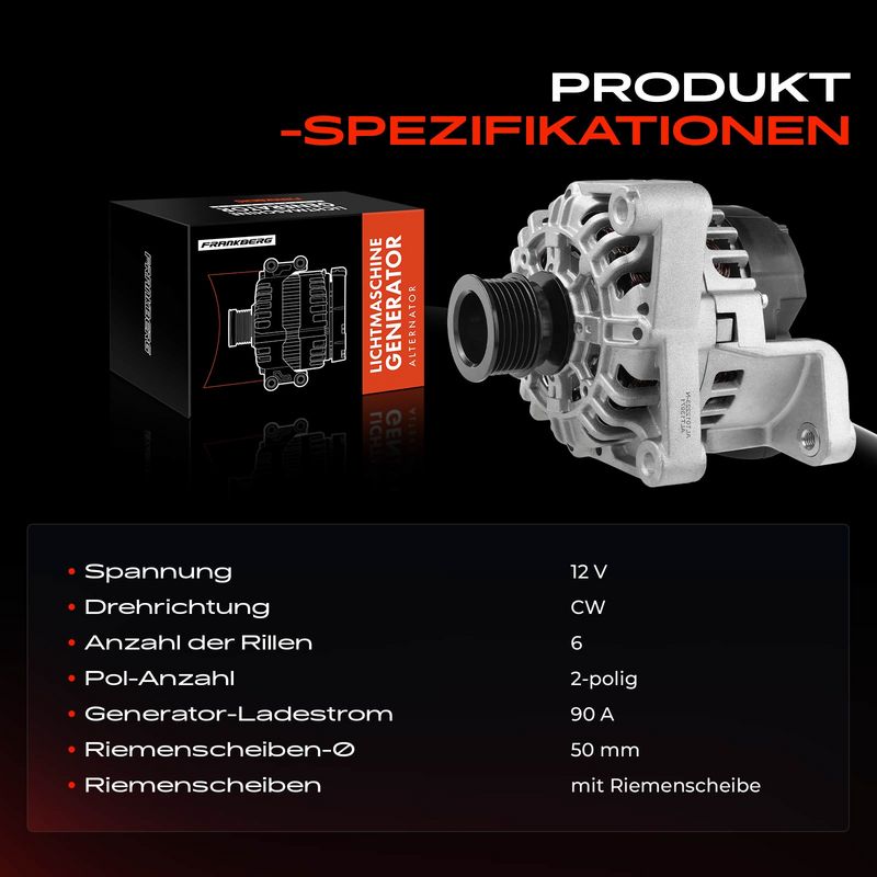 Frankberg 5481FB0001861 Alternator