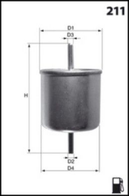 MISFAT Filtre à carburant E562