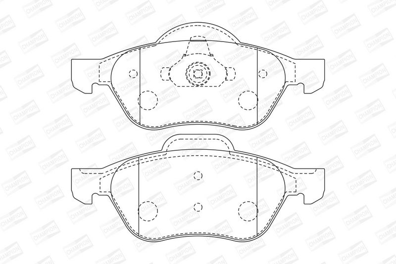 CHAMPION Plaquettes de frein à disque 573016CH