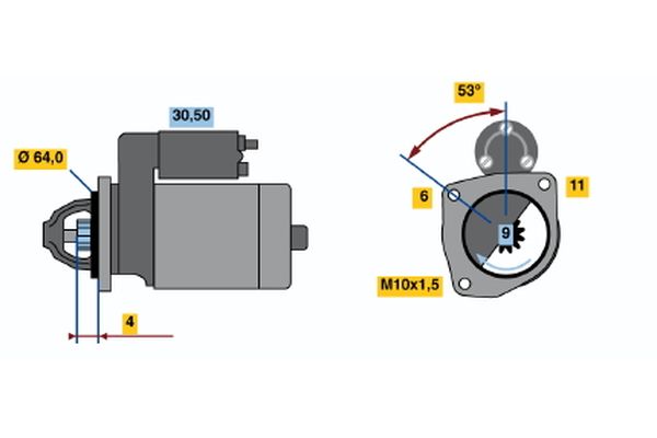 BOSCH 0 986 017 840 Starter